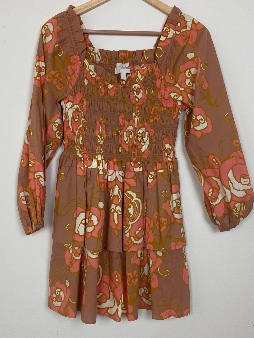Cleobella Journee Mini Dress Abstract Rose S - Picture 4 of 12